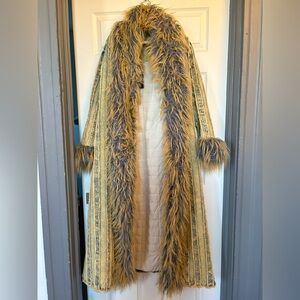 Jaded London Faux Fur Coat